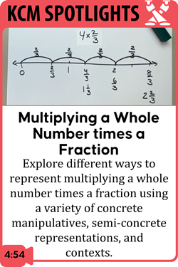 Rational Numbers: Multiplying a Whole Number Times a Fraction
